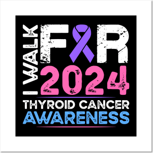 Thyroid Cancer Awareness 2024 Walk Posters and Art